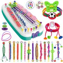 Kit de fabricação de pulseiras Friendship Coiinala para meninas de 7 a 12 anos