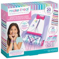 Kit de fabricação de pulseiras Friendship Make It Real Craft 20 pulseiras Kit de fabricação de pulseiras Friendship Make It Real Craft 20 pulseiras