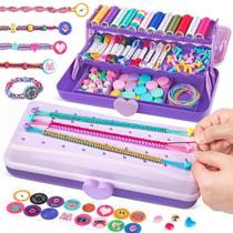 Kit de fabricação de pulseiras Friendship TingingYuli com caixa de armazenamento Kit de fabricação de pulseiras Friendship TingingYuli com caixa de armazenamento