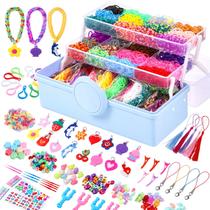 Kit de fabricação de pulseiras Needbrock 18500+ Rubber Bands Kids 8+