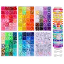 Kit de fabricação de pulseiras Pony Beads Friendship QUEFE 4680 unidades
