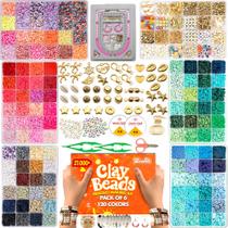 Kit de fabricação de pulseiras The Beading Co 21000 Clay Beads 120 cores