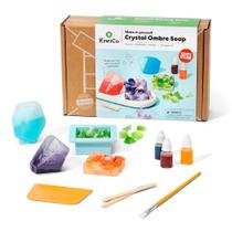 Kit de fabricação de sabão KiwiCo Crystal Geode DIY para crianças a partir de 7 anos Kit de fabricação de sabão KiwiCo Crystal Geode DIY para crianças a partir de 7 anos