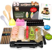 Kit de fabricação de sushi FUNGYAND 27 em 1 com rolo e faca Bazooka Kit de fabricação de sushi FUNGYAND 27 em 1 com rolo e faca Bazooka