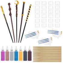 Kit de fabricação de varinhas Maikoi Magic Wizard, conjunto de artesanato DIY, 67 peças