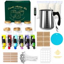Kit de fabricação de velas Aeraroma para adultos com potes e potes de 900 ml Kit de fabricação de velas Aeraroma para adultos com potes e potes de 900 ml