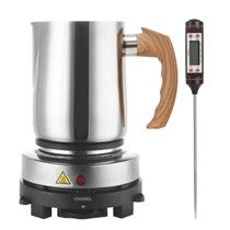 Kit de fabricação de velas handysienda com placa de aquecimento de 900 mL para adultos Kit de fabricação de velas handysienda com placa de aquecimento de 900 mL para adultos