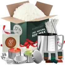 Kit de fabricação de velas Hearth & Harbor Natural Soy Wax 350 ml