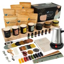 Kit de Fabricação de Velas SoftOwl Black Edition com Derretedor Elétrico