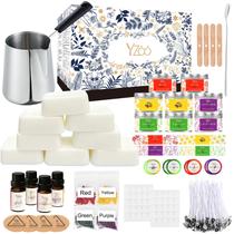 Kit de fabricação de velas Yzoo completo para adultos com cera de soja e muito mais Kit de fabricação de velas Yzoo completo para adultos com cera de soja e muito mais