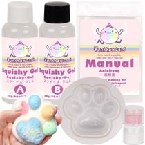 Kit de fabricação Squishy FUNSHOWCASE Taba com gel líquido e molde