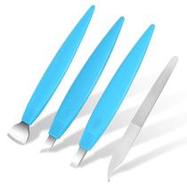 Kit de faca de pedicure para remoção de unhas encravadas BEZOX azul