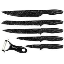Kit de Facas Bahamas Caerus Home 6 Peças Aço Inox Com Cabo De Fibra Ergonômico + Descascador Kit de Facas Bahamas Caerus Home 6 Peças Aço Inox Com Cabo De Fibra Ergonômico + Descascador