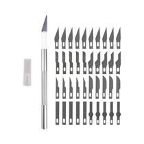 Kit De Facas De Metal Antiderrapante Com 40 Lâminas, Ferramenta Manual Para Reparo De PCB De Celular