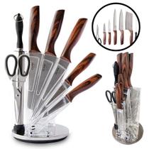 Kit de Facas multifuncionais com Suporte Praticidade Cozinhar - Clink Kit de Facas multifuncionais com Suporte Praticidade Cozinhar - Clink
