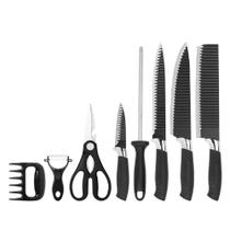 Kit de Facas Premium para Churrasco com 8 Peças Titanium