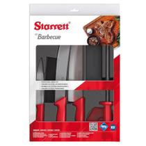 Kit de Facas Profissionais Barbecue Vermelho 6 Peças (BKK-6R) - Starrett Kit de Facas Profissionais Barbecue Vermelho 6 Peças (BKK-6R) - Starrett
