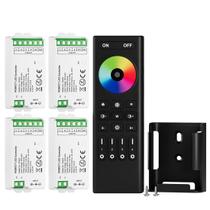 Kit de faixa de LED BTF-LIGHTING 5050SMD FCOB COB RGBCCT 4 zonas