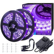 Kit de faixa de luz LED preta YAYIT 12V 40 pés 720 unidades