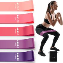 Kit de Faixas Elásticas de Resistência Renoj com 5 Peças para Exercícios