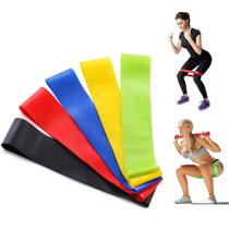 Kit de Faixas Elásticas para Exercícios de Grupo