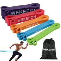 Kit de Faixas Elásticas WEKEFON 5 Níveis Alta Resistência Kit de Faixas Elásticas WEKEFON 5 Níveis Alta Resistência