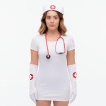 Kit de Fantasia de Enfermeira para Carnaval Kit de Fantasia de Enfermeira para Carnaval