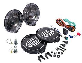 Kit de Faróis Auxiliares Hella Black Magic 500 Halógenos para Off-Road