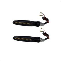 Kit De Faróis De Led Seta Universal Par Lâmpadas Amarela Moto 12v Kit De Faróis De Led Seta Universal Par Lâmpadas Amarela Moto 12v