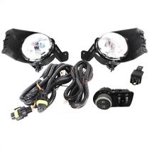 Kit de Farol Auxiliar S10 / Trailblazer 2017 GM Spin 2019 Botão Modelo Original Com Regulagem Shocklight - SL-042910