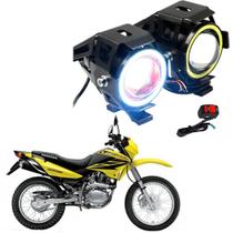 Kit de Farol de Milha Angel Eye U7 para Moto NXR 150 Bros ES 2001 - 2013 2014 2015 2016 2017 2018 2019 2020 2021 2022