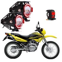 Kit de Farol de Milha Angel Eye U7 para Moto NXR 150 Bros ES 2001 - 2013 2014 2015 2016 2017 2018 2019 2020 2021 2022