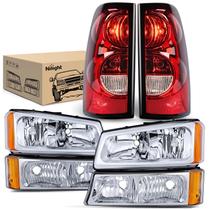 Kit de Farol e Lanterna Traseira Nilight para Chevy Silverado 03-07 Kit de Farol e Lanterna Traseira Nilight para Chevy Silverado 03-07