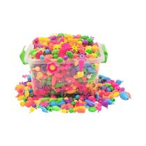 Kit De Fazer Joias Com Miçangas Para Meninas, Criativo, Ideal Para Presentes, Inclui Colar, Pulseira