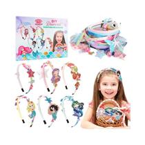 Kit De Fazer Tiara DIY Para Meninas Acessórios De Cabelo Brinquedos De Artesanato Presente De Artes