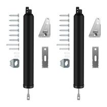 Kit de Fechador de Porta OXDFK Pneumático Reforçado 2 Peças Preto Kit de Fechador de Porta OXDFK Pneumático Reforçado 2 Peças Preto