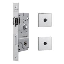 Kit de Fechadura 800 Rolete Tetra com 2 Travas Auxiliares Roseta Quadrada 1 Cromada 40mm Stam Kit de Fechadura 800 Rolete Tetra com 2 Travas Auxiliares Roseta Quadrada 1 Cromada 40mm Stam