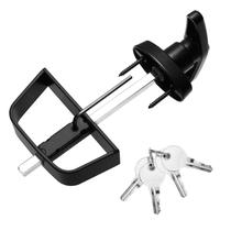 Kit de fechadura Shed Door Latch Oacdiel T-Handle com 4 chaves