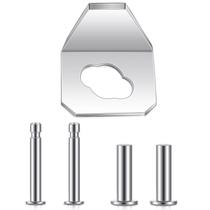 Kit de fechamento de porta com tela Otoolling Silver Metal 1,2x1,5 cm