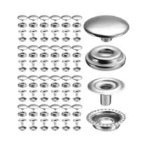 Kit De Fechos De Pressão Em Aço Inoxidável 100PCS Para Cobertura De Barco, Couro, Tenda E Costura Kit De Fechos De Pressão Em Aço Inoxidável 100PCS Para Cobertura De Barco, Couro, Tenda E Costura