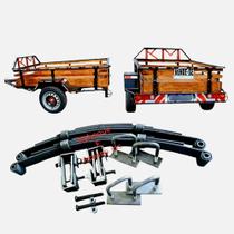 kit de feixe mola de 4 laminas para carretinhas reboque trailers Suporta até 550kg total kit de feixe mola de 4 laminas para carretinhas reboque trailers Suporta até 550kg total