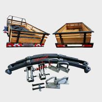 kit de feixe mola de 4 laminas para carretinhas reboque trailers Suporta até 550kg total kit de feixe mola de 4 laminas para carretinhas reboque trailers Suporta até 550kg total
