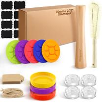 Kit de Fermentação Miniguysa com Tampa para Potes de 70 mm Kit de Fermentação Miniguysa com Tampa para Potes de 70 mm