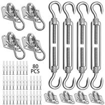 Kit de Ferragens para Vela de Sombra HYASIA 80 peças Aço Inoxidável Kit de Ferragens para Vela de Sombra HYASIA 80 peças Aço Inoxidável