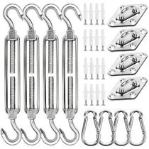 Kit de Ferragens para Vela de Sombra YOFIT 44 peças Aço Inoxidável 304 Kit de Ferragens para Vela de Sombra YOFIT 44 peças Aço Inoxidável 304