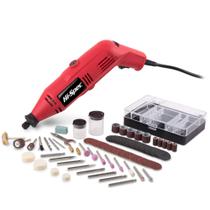 Kit de Ferramenta Rotativa Hi-Spec 130W com 121 Peças e Acessórios 120V Kit de Ferramenta Rotativa Hi-Spec 130W com 121 Peças e Acessórios 120V