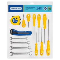 Kit de Ferramentas 14 Peças Versátil com Garantia Tramontina Kit de Ferramentas 14 Peças Versátil com Garantia Tramontina