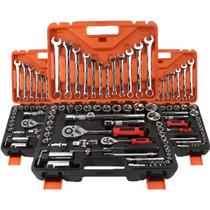 Kit De Ferramentas 61 Peças Soquetes Chave Catraca Combinada Profissional