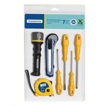 Kit de ferramentas 7 peças com lanterna Tramontina