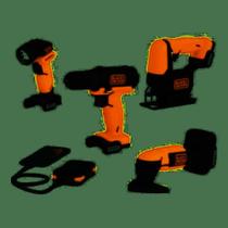 Kit De Ferramentas À Bateria Gopak 4 Em 1 Black Decker